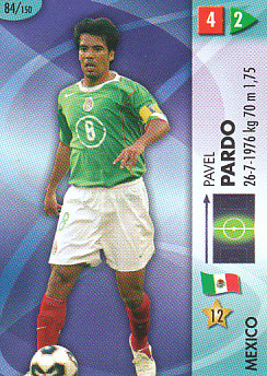 Pavel Pardo Mexico Panini World Cup 2006 #84